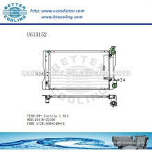 Aluminum Radiator For TOYOTA COROLLA 16410-22160 09- Manufacturer and Direct Sale